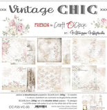 VINTAGE CHIC- a set of papers 12x12 Craft O'Clock