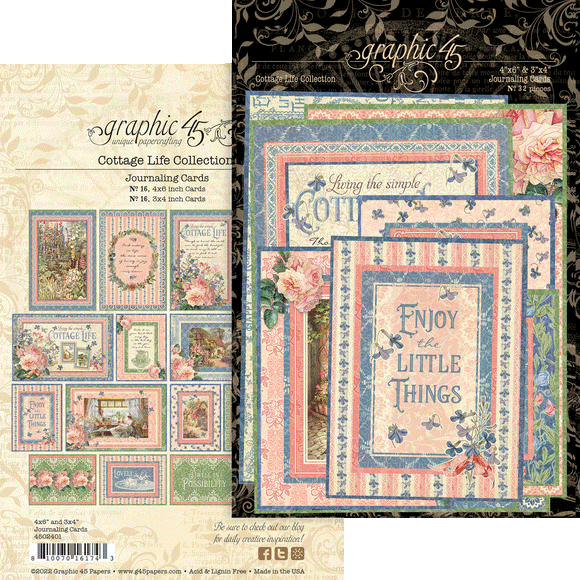 Graphic 45 Little Things Double-Sided Cardstock 12X12-Little Things