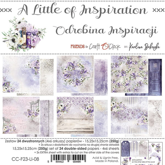 A Little Of Inspiration- a set of papers 6x6 Craft O'Clock