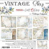 Vintage Sky- a set of papers 8x8 Craft O'Clock