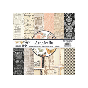 Archivalia, Scrapboys 24 double sided 6x6, scrapbooking paper pack