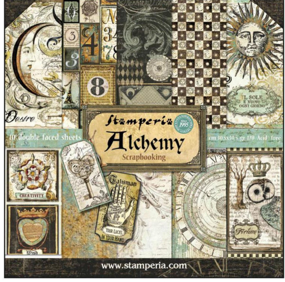 Alchemy Stamperia Double-Sided Paper Pad 12