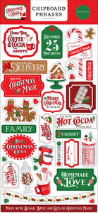 Carta Bella,  Christmas Cheer, collection Chipboard Phrases