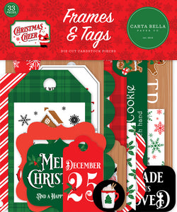 Carta Bella,  Home For Christmas, Collection Frames & Tags