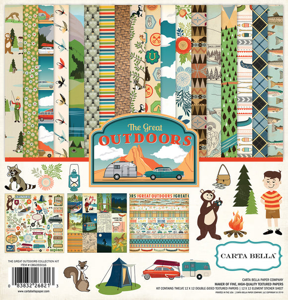 Carta Bella  The Great Outdoor 12x12 collection Kit