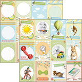 Ciao Bella, MY FIRST YEAR  Double-Sided Cardstock 12"X12" Single Sheet SBB779