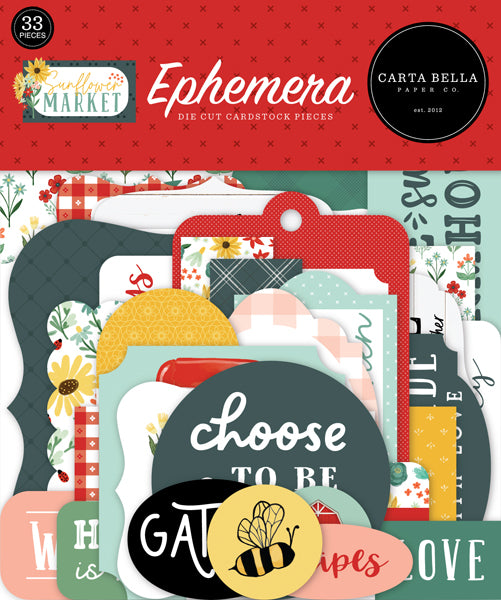 Carta Bella,  Sunfower Market, Collection Ephemra