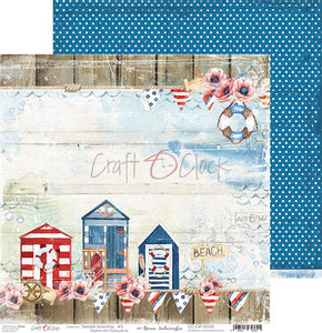 SEASIDE GREETINGS - 05 - a double-sided paper 12x12 Craft O'Clock