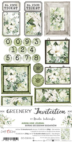 Craft 0' Clock - Time Of Reflection 12 x 12 Scrapbook Paper - 01  (CC-TR-MM07-01) - The Rubber Buggy