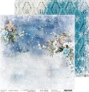 HOLIDAYS In SNOW - 01 - a double-sided paper 12x12 Craft O'Clock