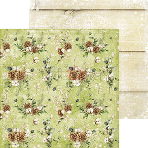 CHRISTMAS TIME, Craft O'Clock, Single Sheet Double sided paper  12"x12" CC-CT-41-05