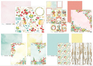 Mintay *** FARMLIFE ***  set of 7, 1/ea  12 x12  Double Sided Designer Scrapbooking Paper, Cardstock