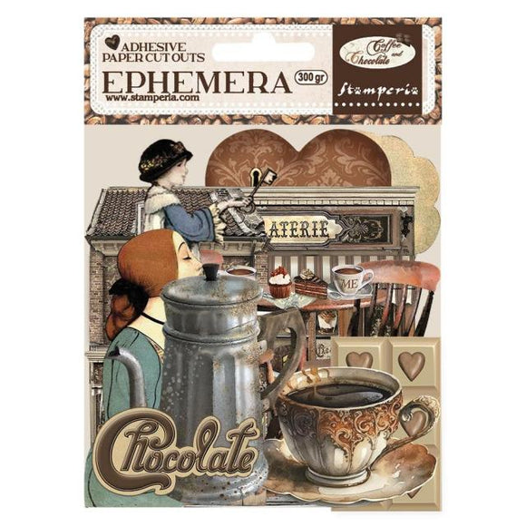 Stamperia, Ephemera - Coffee and Chocolate