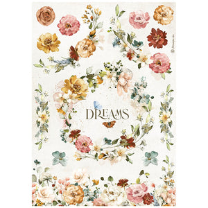Garden of Promises, Stamperia, A4 Rice paper packed -   dreams