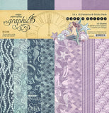 Graphic 45 * Make A Splash Patterns and Solids* 12x12 double sided scrapbooking paper pack