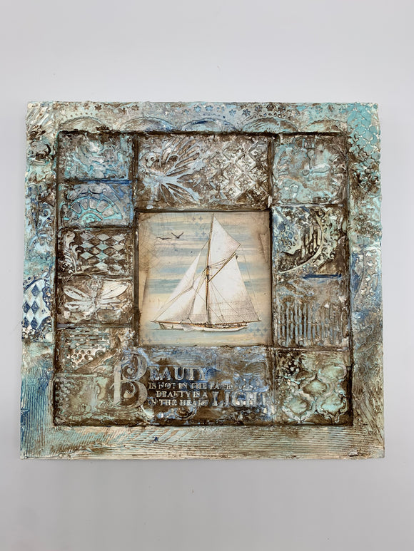 Picture Frame - 8x8 Mixed Media