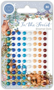 In the forest - Enamel Dots