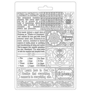 Stamperia Soft Mould A5 - Alchemy writings