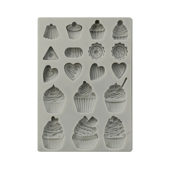 Stamperia Silicon mold A5 - Coffee and Chocolate sweets