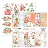 Kitchen Stories, Scrapboys 12 double sided 8x8, scrapbooking paper pack