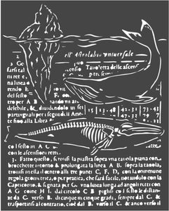 KSTD056 Stamperia Stencil 7.87"X9.84" Whale, Arctic Antarctic