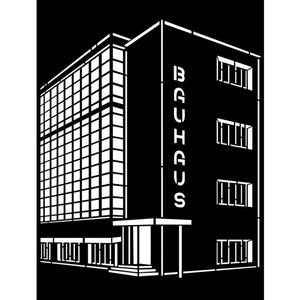 Thick stencil cm 20X25 - Bauhaus palace