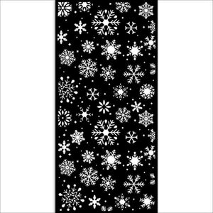 Stamperia, Thick  stencil cm 12X25 - Snowflakes