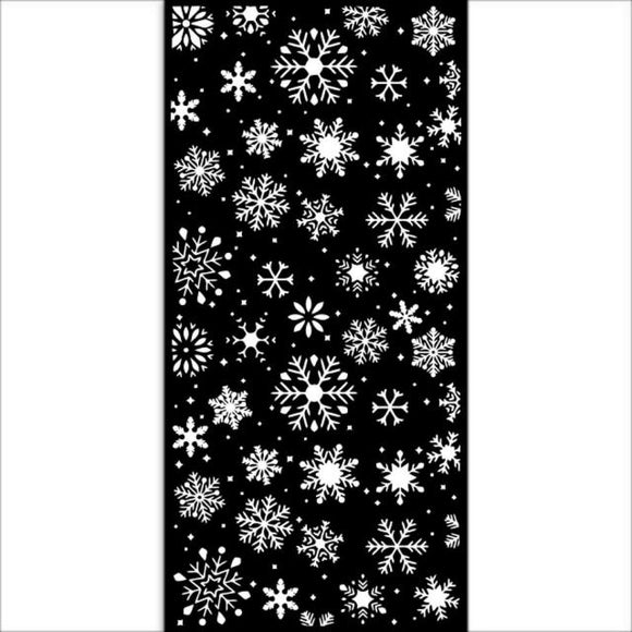 Stamperia, Thick  stencil cm 12X25 - Snowflakes