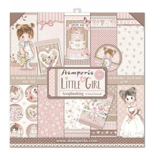 Little Girl Stamperia Double-Sided scrapbooking paper pad 12"X12" 10/Pkg Little Girl, 10 Designs/1 Each