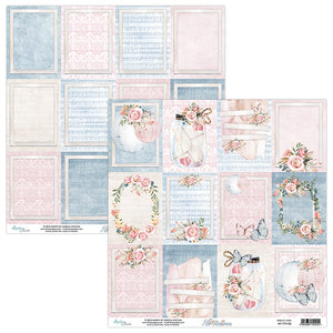 Mintay *** 7th Heaven ***  12 x12  Double Sided Designer Scrapbooking Paper SINGLE SHEET, Cardstock