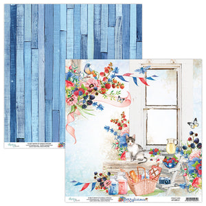 Mintay *** BERRYLICIOUS ***  12 x12  Double Sided Designer Scrapbooking Paper SINGLE SHEET, Cardstock
