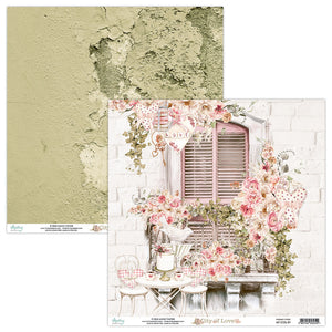Mintay ***  City of Love 01 ***  double Sided Designer Scrapbooking Paper 12x12 SINGLE SHEET, Cardstock