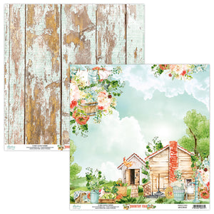 Mintay *** COUNTRY FAIR  *** 12 x12  Double Sided Designer Scrapbooking Paper SINGLE SHEET, Cardstock MT-CTR-01