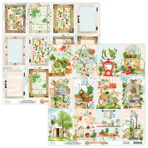 Mintay *** COUNTRY FAIR  *** 12 x12  Double Sided Designer Scrapbooking Paper SINGLE SHEET, Cardstock MT-CTR-06