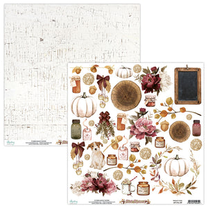 Mintay *** Fall Festival***  12 x12  Double Sided Designer Scrapbooking Paper SINGLE SHEET, Cardstock