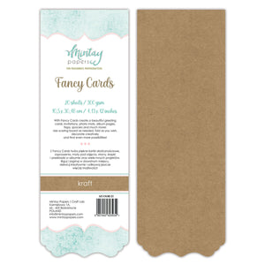 fancy cards by Mintay. 20 sheets / 300GSM 4.12 x 12 inches MT-FANK_01