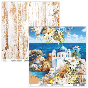 Mintay 12 x 12 Paper Single Sheet- Mediterranean Heaven 03
