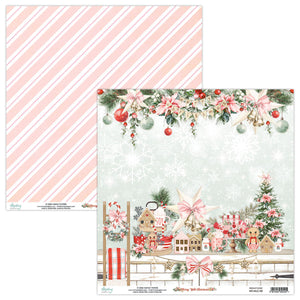 Mintay *** GOLDEN DAYS *** double Sided Designer Scrapbooking Paper 12x12 SINGLE SHEET, Cardstock