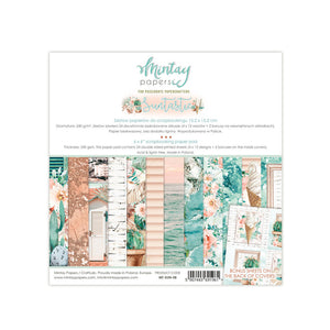 Mintay *** SUNTASTIC ***  6x6 Double Sided Designer Scrapbooking Paper Pack collection, Cardstock