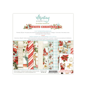 Mintay 6 x 6  Paper Pad - White Christmas