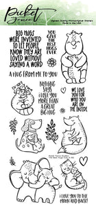4 x 8 The Best Hugs Ever - Stamp set