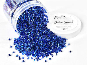 Shaker Garnish-Metallic Blue-4 oz