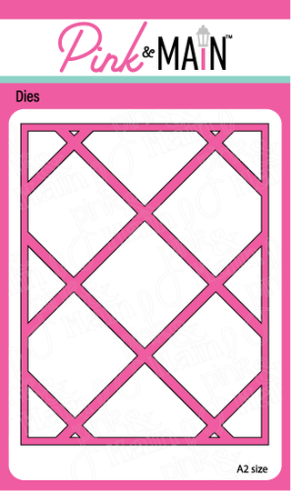 Pink & Main Plaid Cover Die Panel A