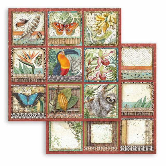 Stamperia AMAZONIA Double-Sided Cardstock 12