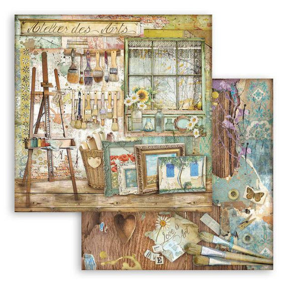 Stamperia Atelier Des Arts Double-Sided Cardstock 12