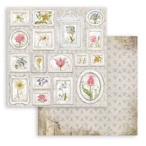 Romantic Garden House, Stamperia, Scrapbooking Double face 12"X12" Single sheet -  tags