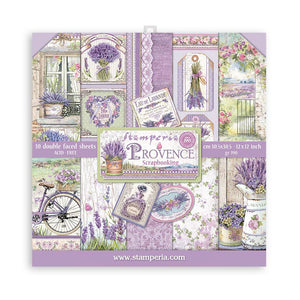 Provence Stamperia Double-Sided Paper Pad 12"X12" 10/Pkg scrapbooking paper pad