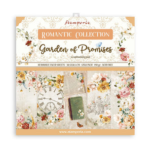 Garden of Promises, Stamperia, Double-Sided Paper Pad 12"X12" 10/Pkg scrapbooking paper pad