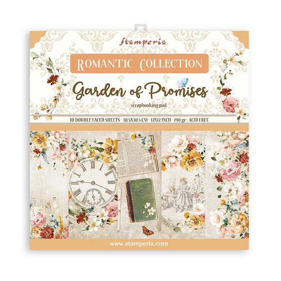 Garden of Promises, Stamperia, Double-Sided Paper Pad 12