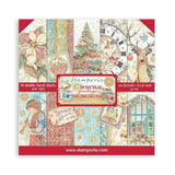 Stamperia, Scrapbooking Pad 10 sheets cm 30,5x30,5 (12"x12") - Christmas Greetings